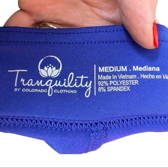 Tranquility Skort Fern Print Blue Size M - Picture 5 of 6